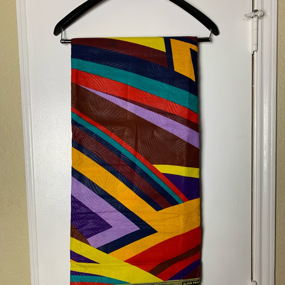 Ankara Fabric- Multi color geometric pattern